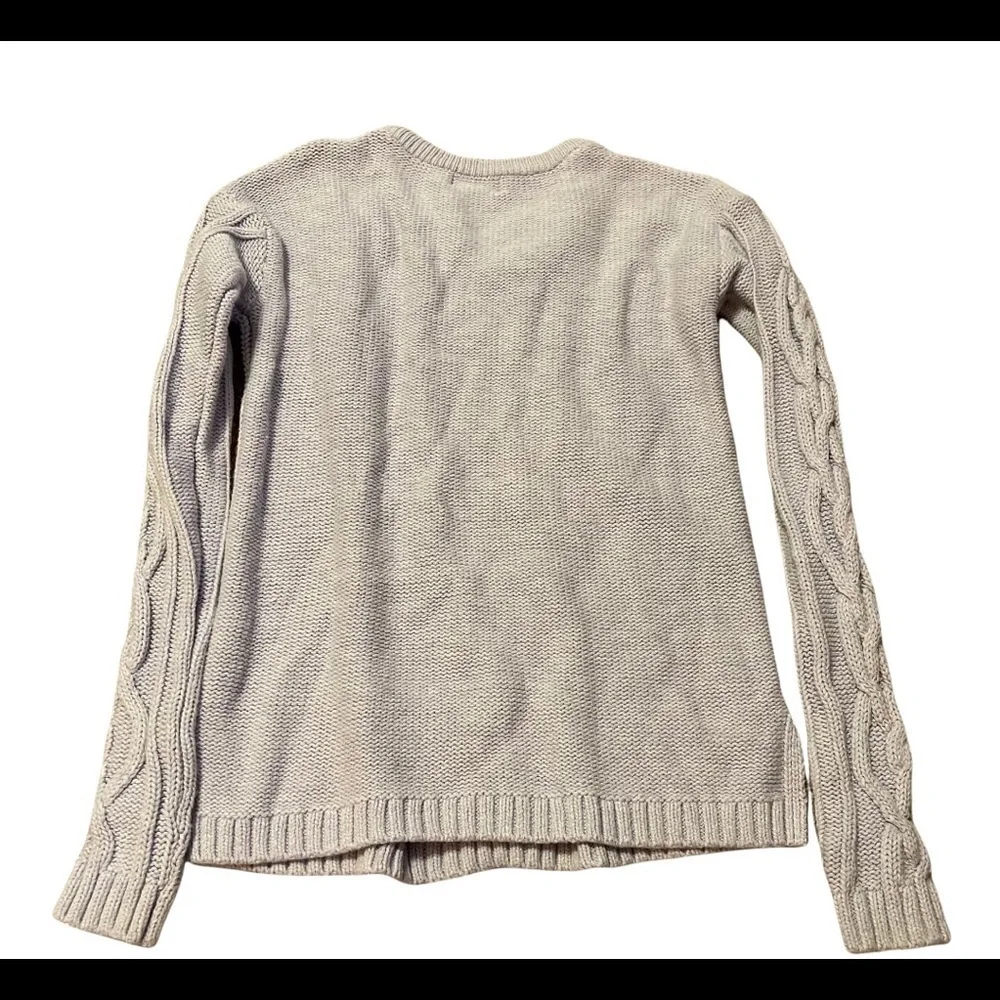 OLD NAVY Gray Cable Knit Sweater - Picture 5 of 5